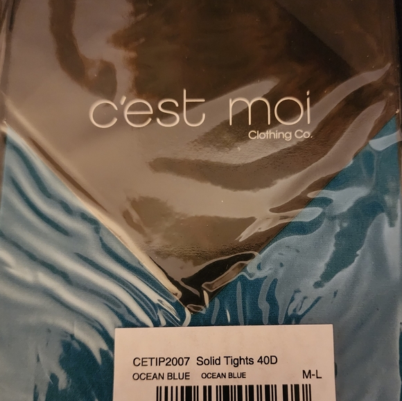 New C'est Moi Solid Tights Differen Colour Size M-L (pack of 4). - Picture 5 of 5